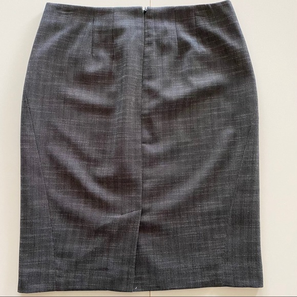 Ann Taylor black & gray tweed pencil skirt - Picture 8 of 8